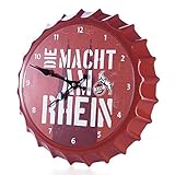 Durchmesser: 33 cm Unbekannt 1. FC Köln Wanduhr Kronkorken