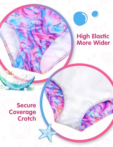 Image of Girls Swimsuit One Piece Ruffles Bathing Suit Kids' Swimwear Quick Dry Summer Beach for 2-14Y