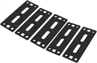 New Lon0167 Aluminum Alloy Featured Horizontal Server Rack Reliable Efficacy Cable Management Strips 88mmx40mmx3mm 5pcs(id:d41 3f 2f 55e)