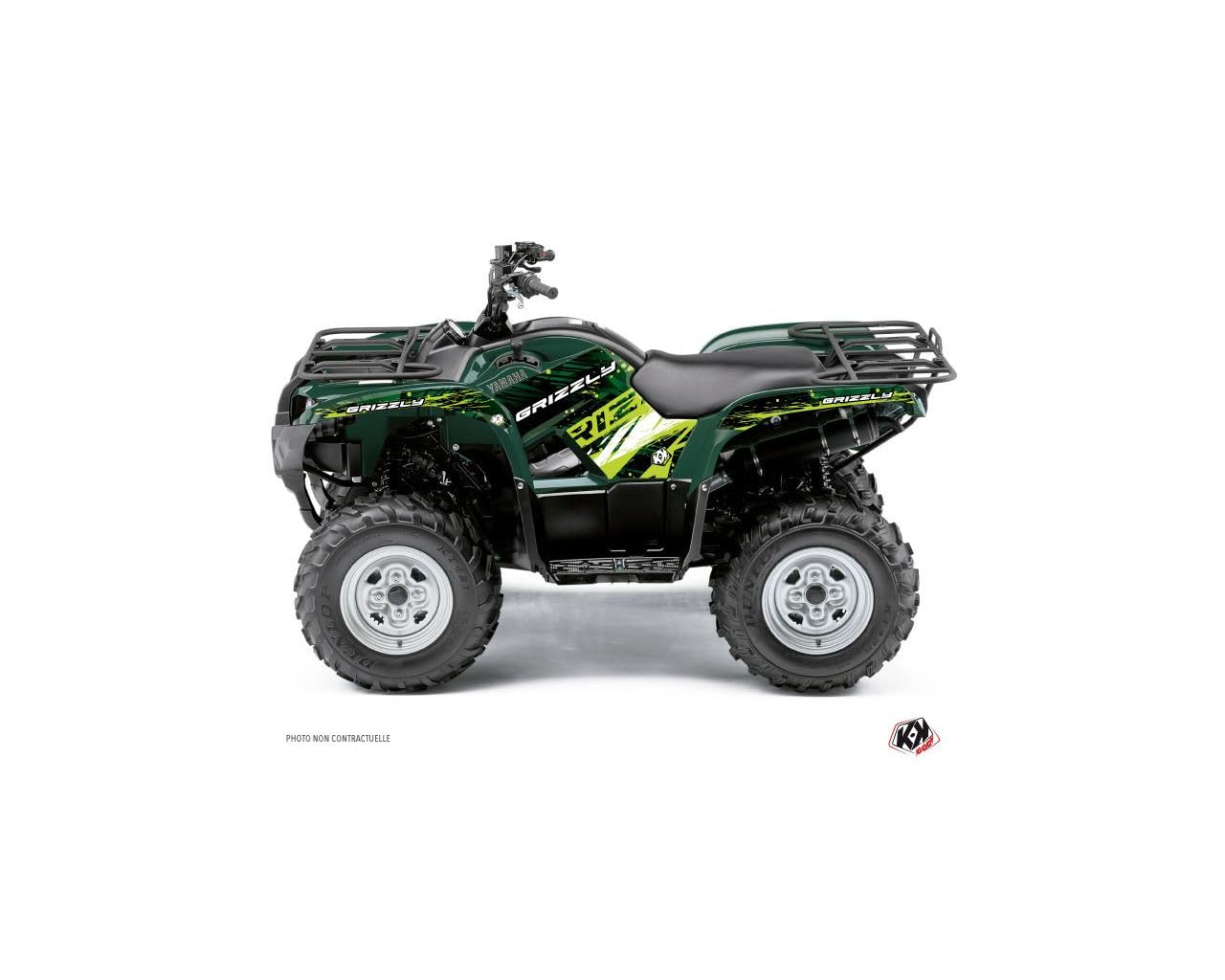 Kit de decoración para quad Yamaha 450 Grizzly 2008-2018 KUTVEK pegatinas Wild 3