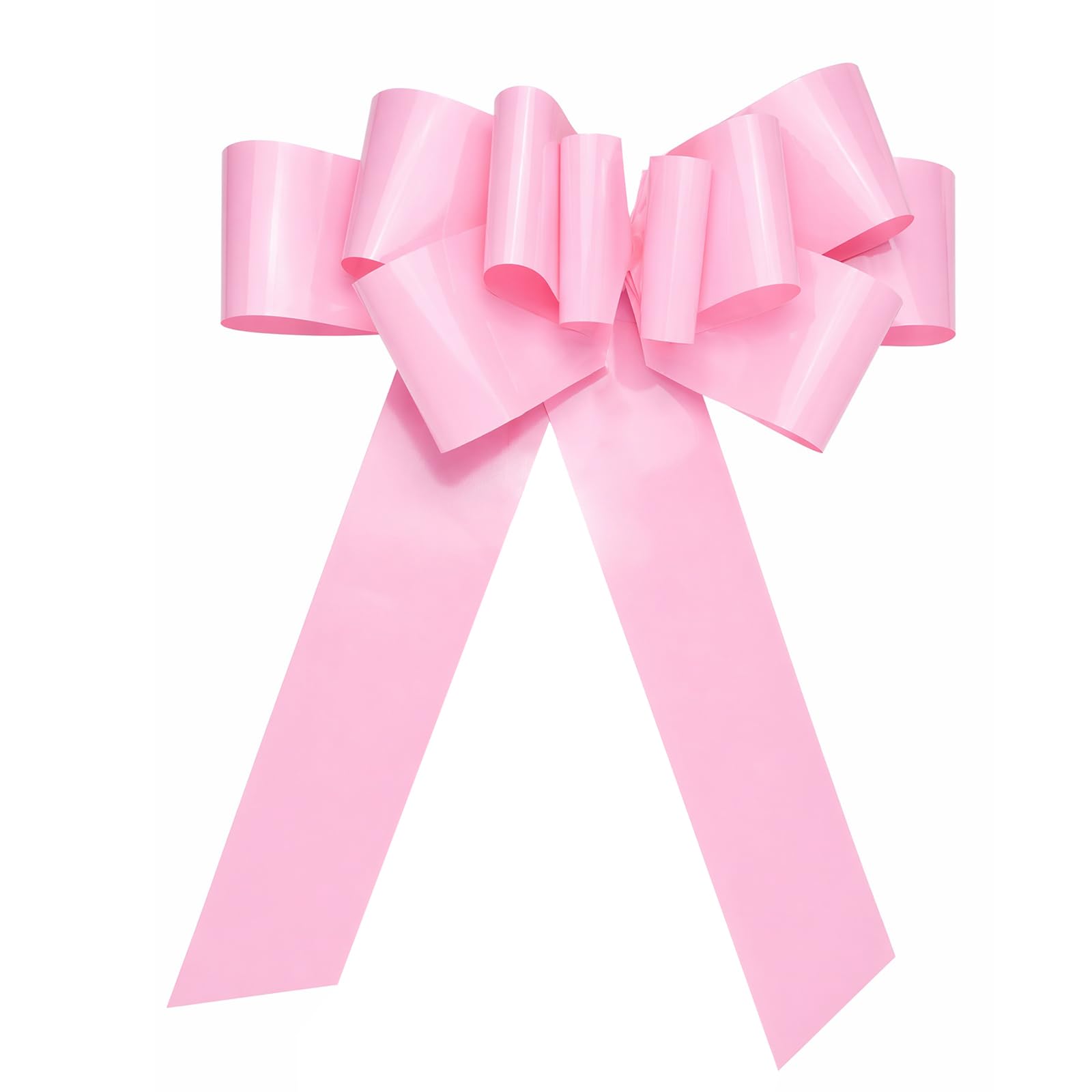 Merzio Giant Car Bow, 30 Inch Big Pink Bow for Large Gift Wrapping, Large Ribbon Bows for Car Decoration, Birthday Presents, Wedding Reception, Christmas and Surprise Party