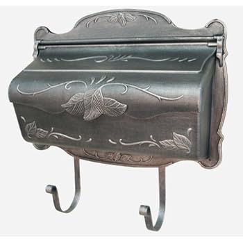 Alternative view of Special Lite Floral Horizontal Mailbox - Swedish Silver