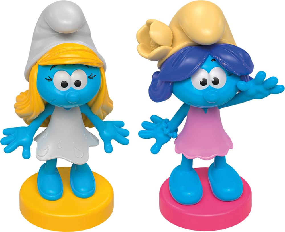 Schmidt Spiele 56522 The Smurfs, Azrael in Smurfhouses, 60 Pieces