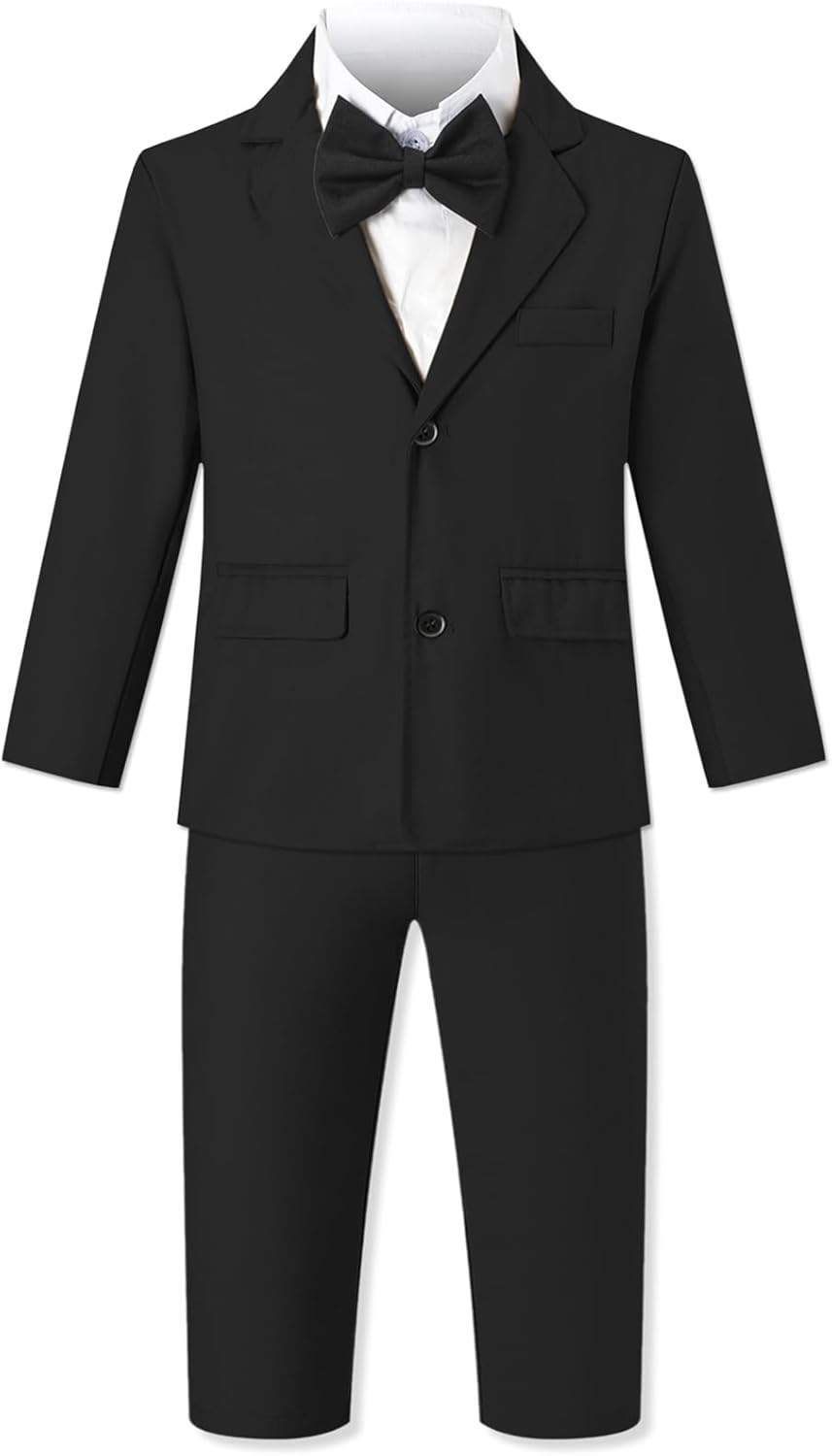 SANGTREE Baby Boys Gentleman Outfits Suits Set, 3 Months - 14 Years - Image 4