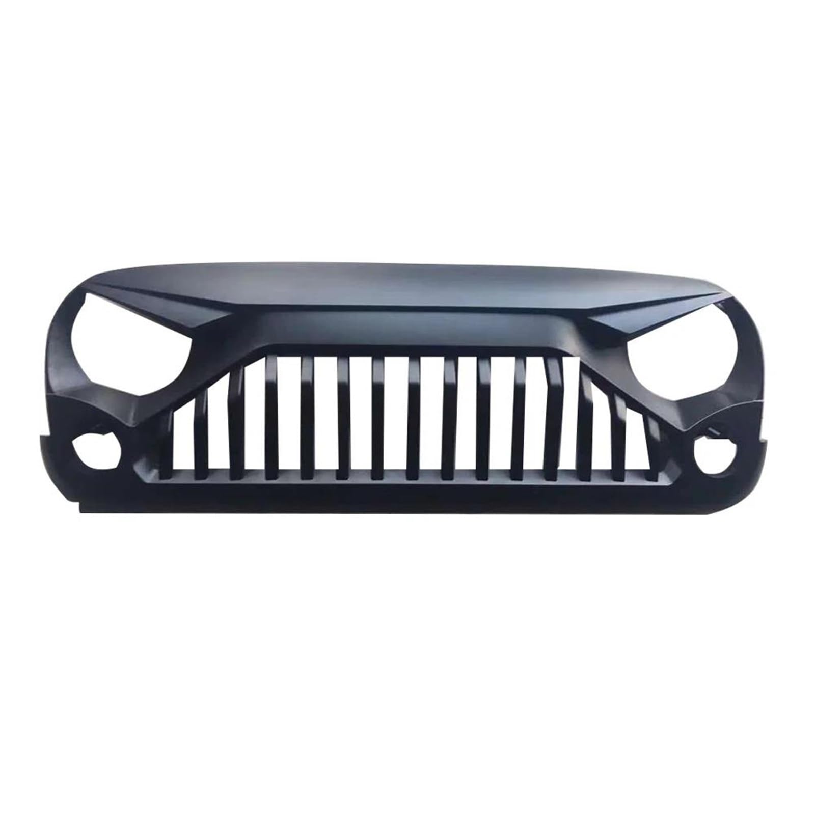 Calandre Jeep Wrangler JK Grille de Devant Anti-Choc Look Angry J189 Noir