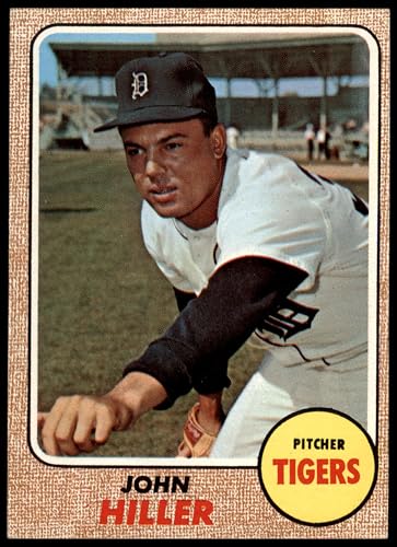 1968 Topps #307 John Hiller Detroit Tigers (Baseball Card) EX Tigers