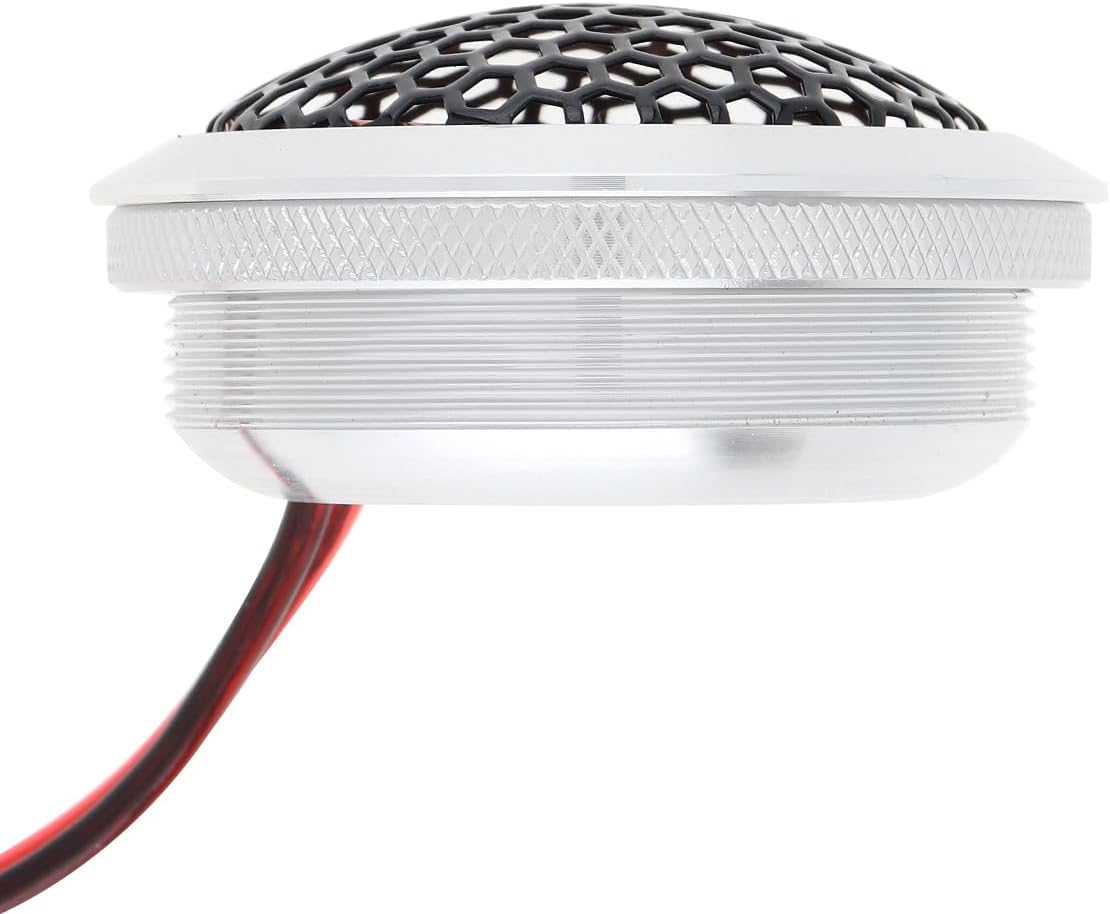 Silk Dome Tweeters, 2pcs 1.5 Inch 250W T25 Aluminum Alloy High Efficiency Mini Dome Tweeter Speakers for Car Audio System