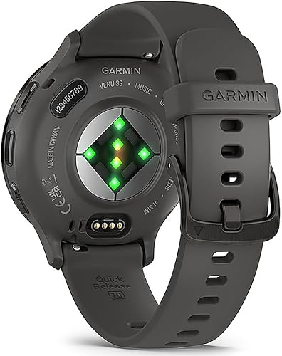 Miniatura 7 de Garmin 010-N2785-00 Venu 3S Reloj inteligente de salud y fitness con GPS, bisel color pizarra/correa negra (41mm) Paquete reacondicionado con 2 años