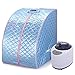 Sauna de salle de bain gonflable avec cache-tête,sauna à vapeur avec appareil vapeur 1,8 l,Sauna à Vapeur,Portable Sauna Thérapeutique Vapeur,1000W