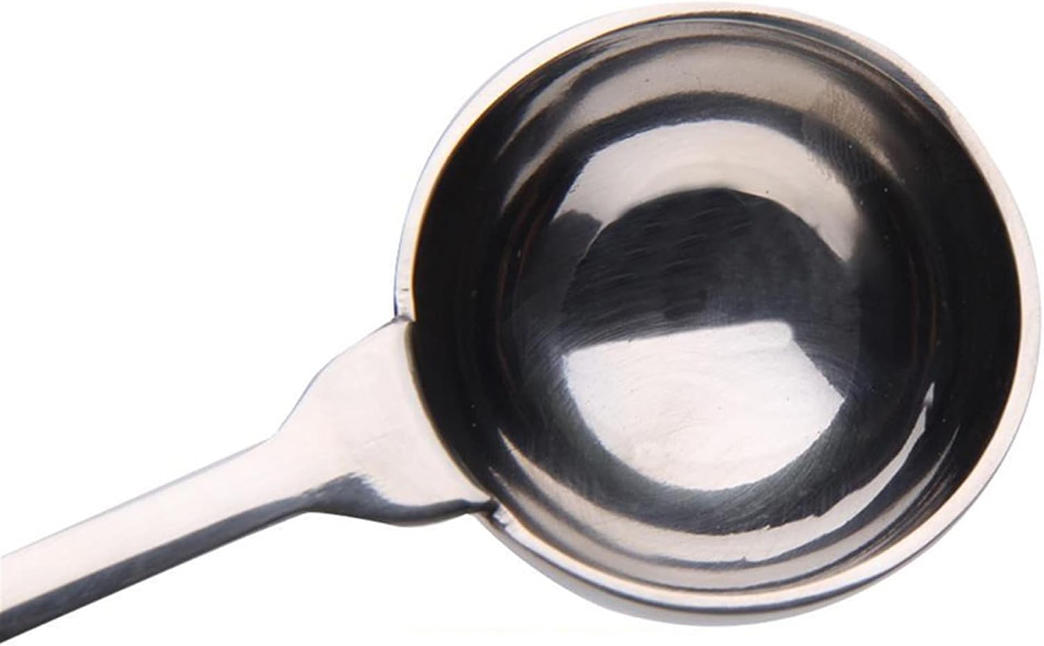 Coffee Scoops Coffee Spoon Stainless Steel Spoons Cafe Tea Silver Measuring Accessories Round Head Scoop
