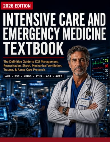 INTENSIVE CARE AND EMERGENCY MEDICINE TEXTBOOK 2026:: THE DEFINITIVE GUIDE TO ICU MANAGEMENT, RESUSCITATION, SHOCK, MECHANICAL VENTILATION, TRAUMA, & ACUTE ... PROTOCOLS— AHA, SSC, KDIGO & GUIDELINES