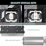 Thermalright Assassin X 120R SE V2 4 Heat Pipes,120 mm PWM Quiet Fan CPU Cooler z łożyskiem S-FDB, Fixed Light Colour, do AMD AM4 AM5/Intel 1700/1150/1151/1200, PC Cooler