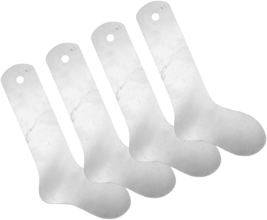 STOBOK 4pcs Metal Sock Shaping Boards for Dye Sublimation Curved Design Sock for Printing Appearance Save