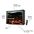 e-Flame USA Quebec 27-inch Electric Fireplace Stove Insert with Remote - 3-D Log and Fire Effect