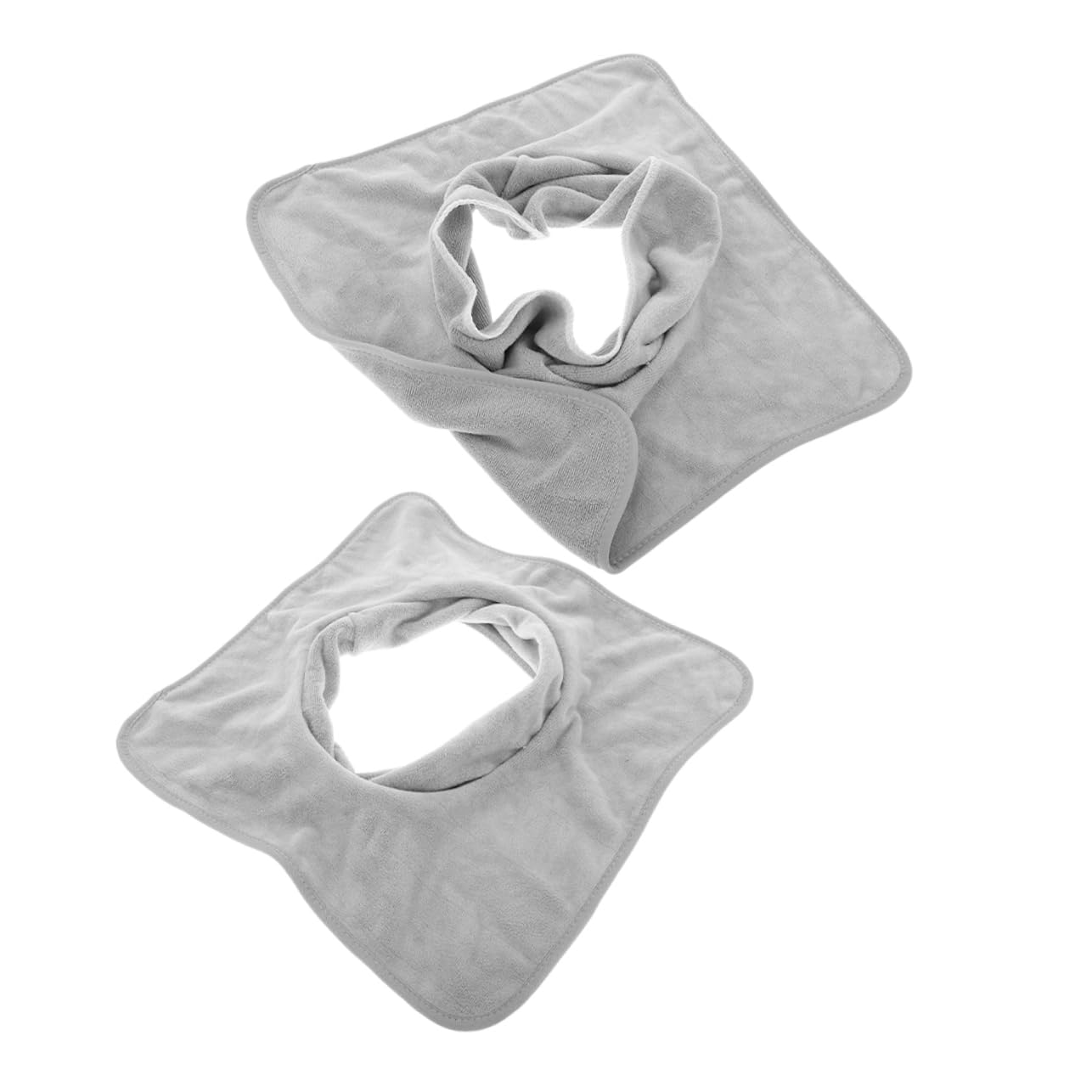 FOMIYES Salon Massage Bed Covers with Hole 2pcs Facial Cradle Covers Spa Towels for Facial Treatments