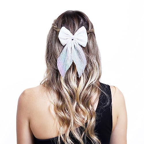 Image of Radhu & Kabby Trendy Bow Tie Clip | Comfortable Hair Accessories | Best Gift for Women /Girls | Fancy & Stylish | Anti-Hair Breakage Hairclips | Birthday Gift | Same As Pic | 3 Pcs