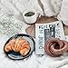 Mora Ceramic Flat Plates Set of 6-8 in - The Dessert, Salad, Appetizer, Small Lunch, etc Plate. Microwave, Oven, and Dishwasher Safe, Scratch Resistant. Kitchen Porcelain Dish - Neutrals