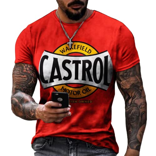 T-shirt hip-hop homme aux manches courtes doté d'un imprimé tendance unique