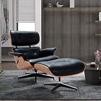 Algopix Similar Product 15 - Mid Century Lounge Chair and Ottoman