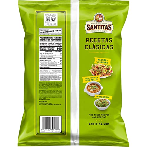 Santitas Torilla Chips Cilantro Lime, 10.5 Oz #TOP1