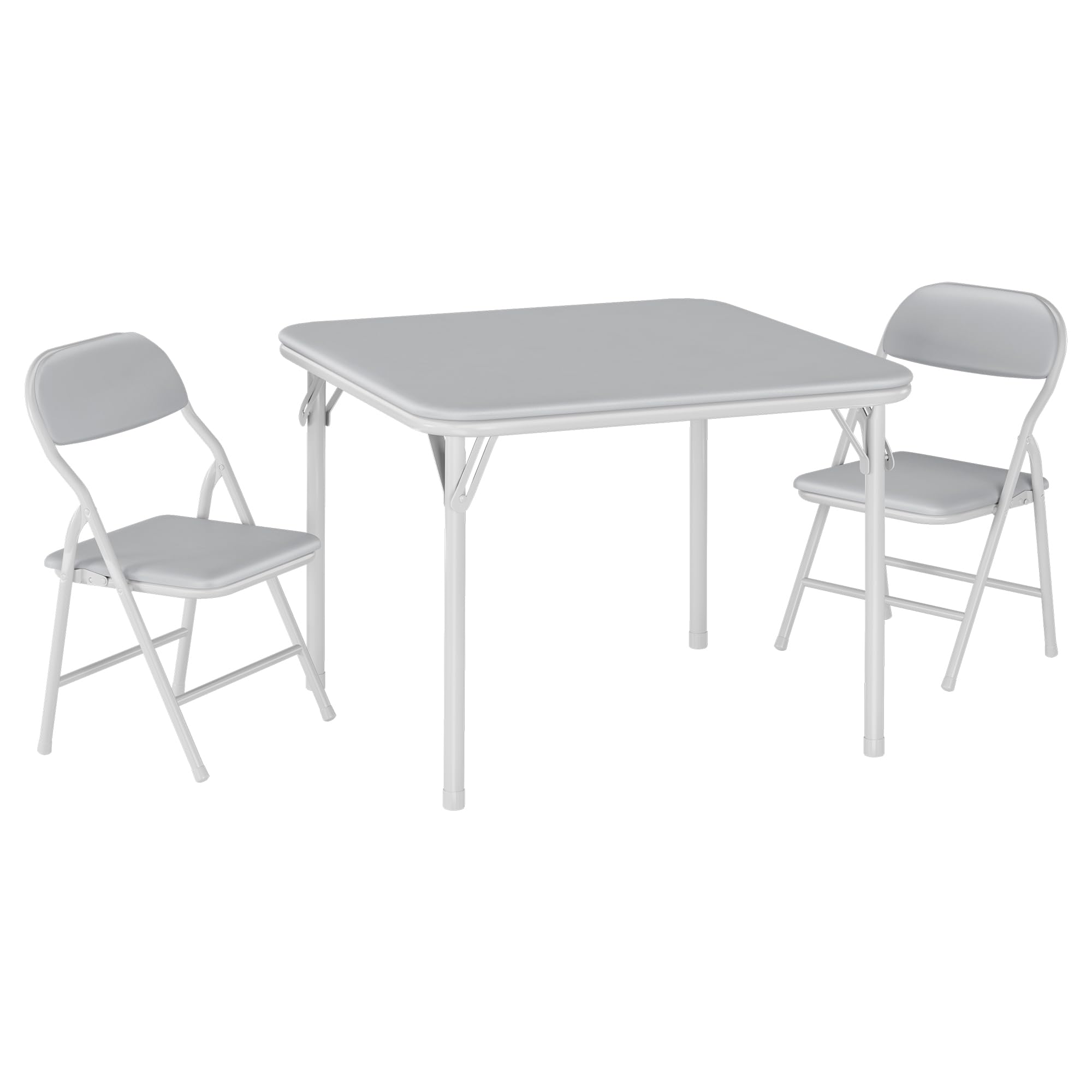 Ensemble De Table Et Chaises Pliantes pour Enfants, 3 Pièces, Table d'Activités pour Enfants avec 2 Chaises Rembourrées pour Salle à Manger, Garderie,Salle De Classe