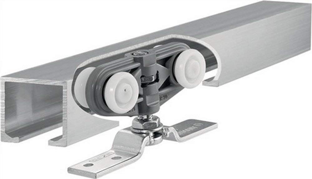 Rail invisible pour portes coulissantes Série Hidden 1800-1150/80 kg