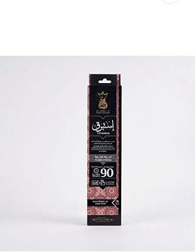 Flora Sticks *ESTABRAK* 90 Minutes. Enchanting Allure of Eastern Culture with Our Rare Fragrance Blend of Patchouli, Sandalwood, Musk, Vanilla Jasmine, Orange Blossom & More.