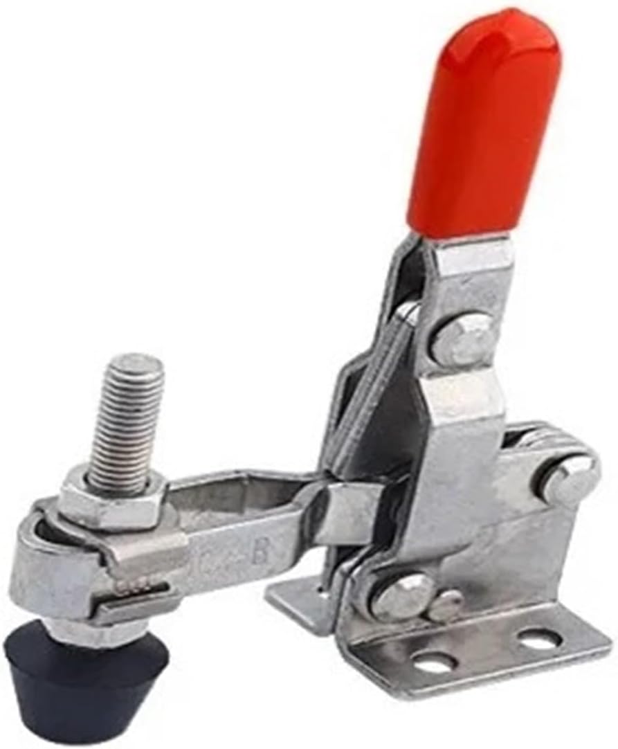 Toggle Clamp Quick-Release 1pcs Toggle Clamp 201A/201B/201C/225D Heavy Duty Horizontal Quick Release Toggle Clamps Set Clamps Hand Clip Tool(201C-100KG 1PCS)