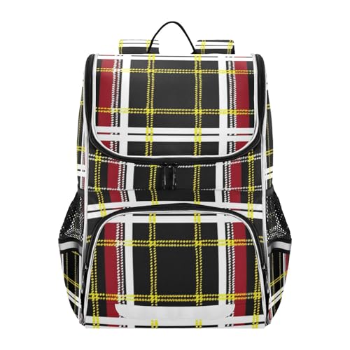 Mochila de viaje tartán para escapadas de fin de semana y trayectos universitarios