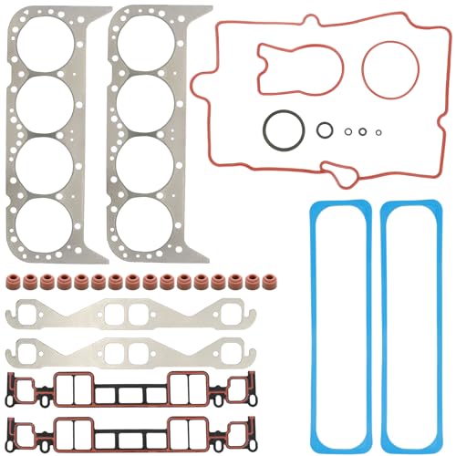 Image of HS7733PT-16 Cylinder Head Gasket Set, for Chevrolet for GMC C1500 / C2500 / C3500 / K1500 / K2500 / K3500, for Workhorse P30 01-02, for Cadillac Escalade 1999-00, CS8510-1 ES72856, for 96 Hummer, 5.7L V8
