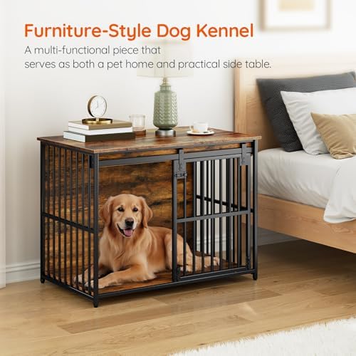 HOOBRO Dog Crate Furniture — bottom and base construction detail