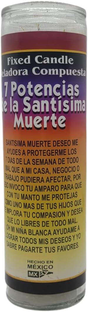 7 Potencias de la Santisima Muerte Fixed Candle