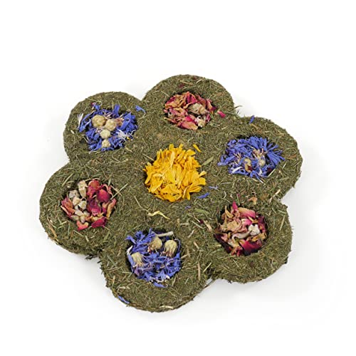 Rosewood Naturals Flower 'n' Forage Blossom, Small Animal Treat and Forage Gnaw Toy for Rabbits, Guinea Pigs, Chinchillas, Degus, Hamsters, Gerbils, Mice and Rats
