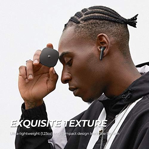 SoundPEATS TrueAir2 Wireless Earbuds Bluetooth V5.2 Headphones Wireless Earphones with Qualcomm QCC3040 TrueWireless Mirroring 4-Mic cVc 8.0 Total 25 Hours