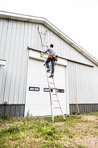 Lift Ladders Llmp-22 22 Ft. Reach Aluminum Multi-Position Ladder, 375-Lb. Weight Capacity - Ansi Type 1Aa Duty Rating,Silver #TOP7