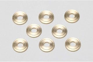 Yokomo ZCB3810 3x8x1mm CNC-Machined Brass Spacers (8)