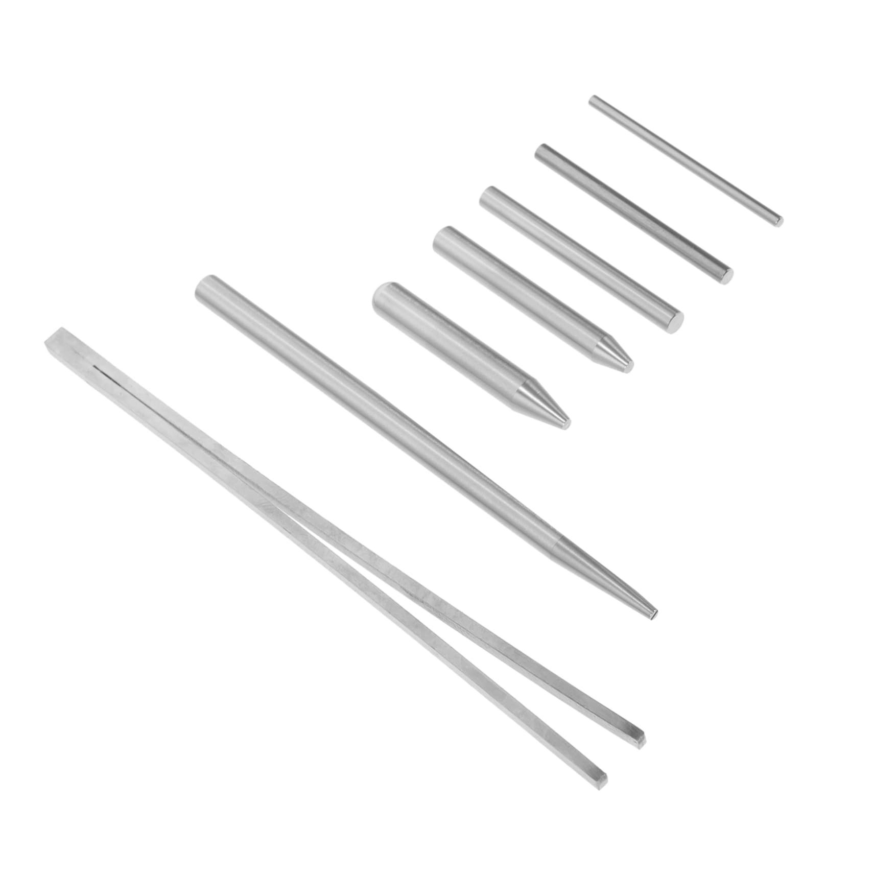 KONTONTY Diy Metal Model Bending Kit 7pcs Stainless Steel Metal Modeling Tool Wire Bending Jig