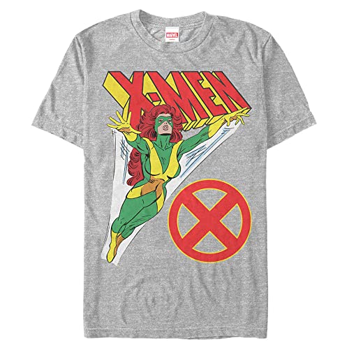 Marvel t-shirt manches courtes 4XL vêtement gris chiné coton homme casual