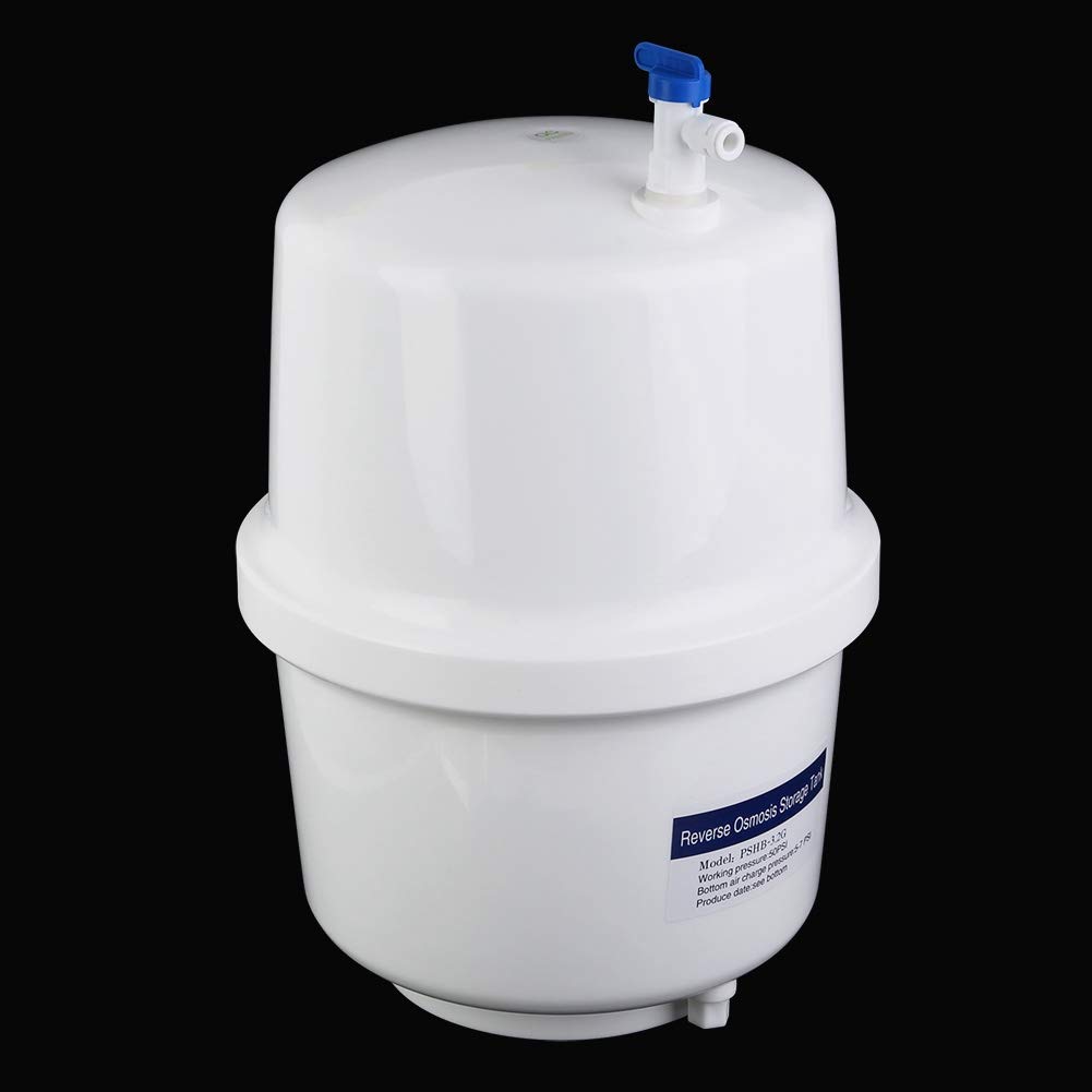 Ejoyous Tanque de Almacenamiento de Agua a Presión, Tanque de Almacenamiento de Agua de 3,2 Galones Tanque de Agua a Presión con Válvula de Bola de Filtración de Agua Tanque de