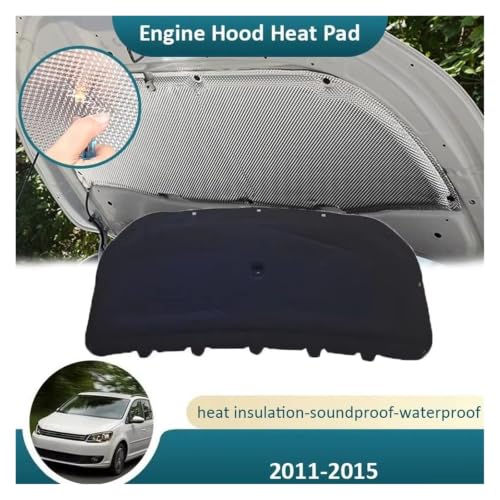 Coussin d'insonorisation de capot avant isolant acoustique VW Touran 1T - 3
