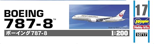 Miniatura 4 de Hasegawa 1200 Japan Airlines B787-8 Modelo de plástico 17