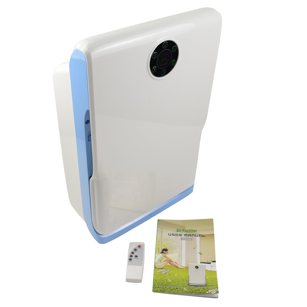 Multi-layer Filters Ionic Air Purifier to Well Remove Dust & Allergens K02 (Grey)