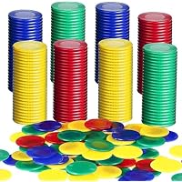 UieaMsio 400 Piezas Fichas de Póker de Plástico, 4 Colores