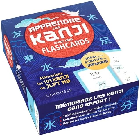 Apprendre les kanji avec des flashcards illustrées