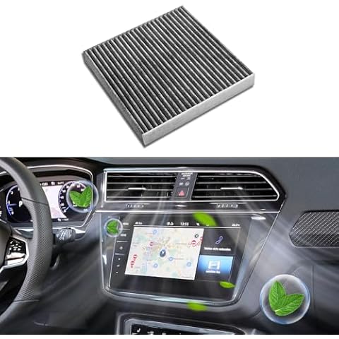 QZTYTY Cabin Air Filter with Activated Carbon, Premium Cabin Air Filter, Car Accessories Auto Compartment Air Filters, CF10134 Car Fresh Breeze Air Filter Replacement for Car Passenger Cover