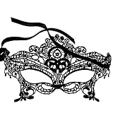Geek-M Sexy Girl Lace Eye Mask for Masquerade Party Fancy Dress Black