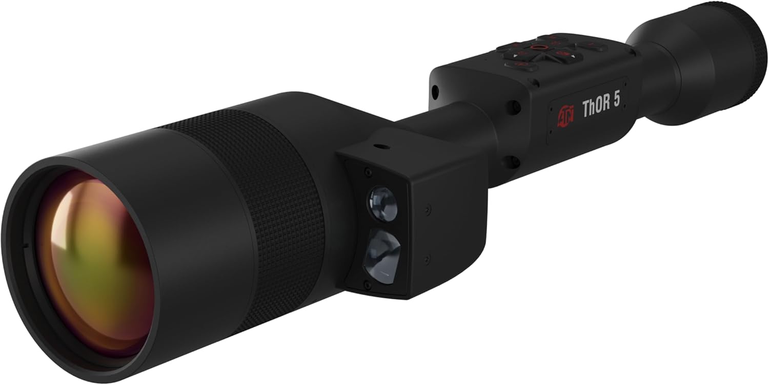 ATN Thor 5 LRF Smart HD Thermal Scope w/Ultra Sensative Gen 5 Sensor, Video Rec, Ballistic Calculator, RAV
