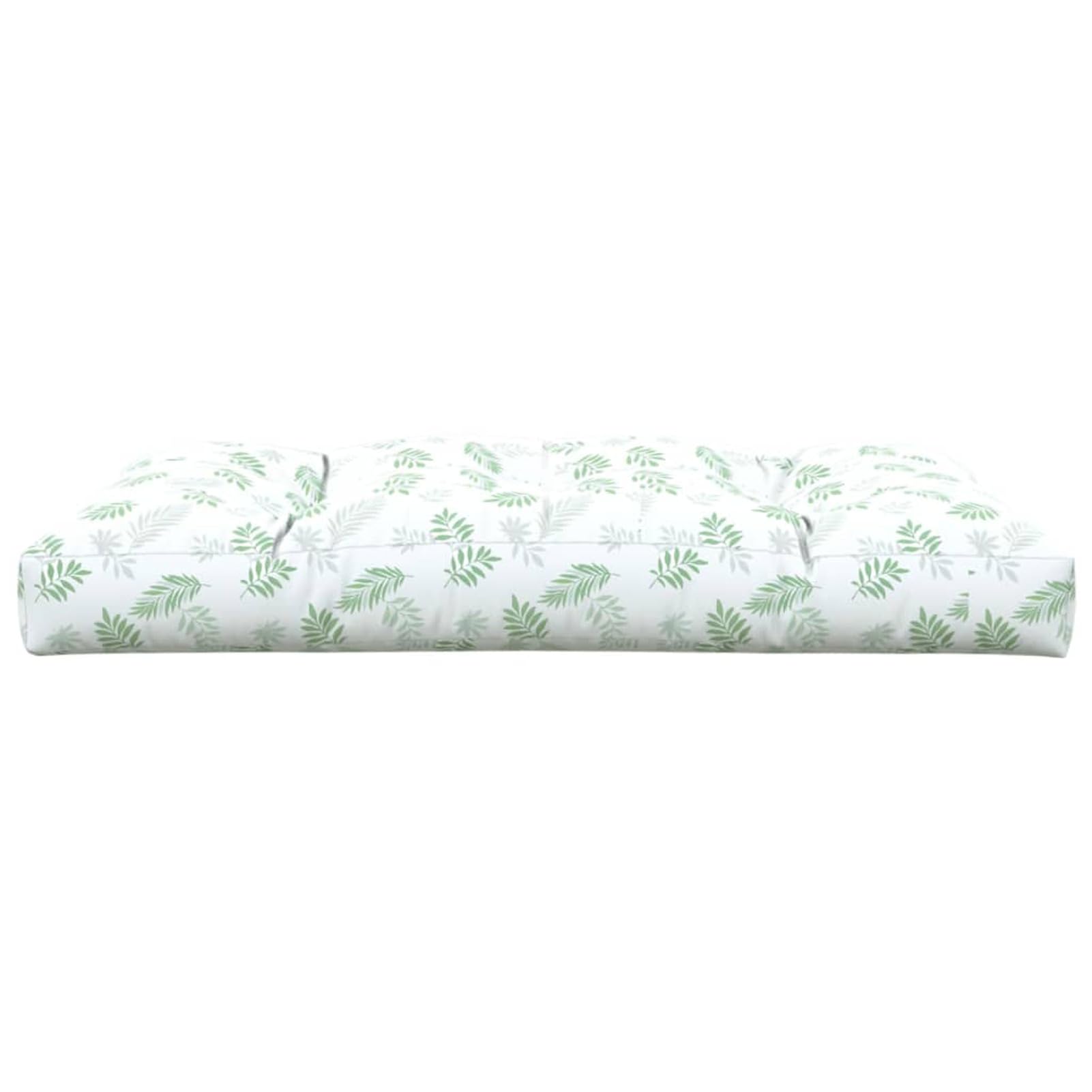 LAPOOH Poduszka na palety z nadrukiem liści 120x80x12 cm, poduszka podłogowa, palety tarasowe, poduszki paletowe, poduszki zewnętrzne - 360531