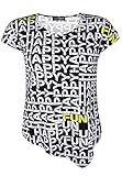Elastische Materialmischung Doris Streich Damen Shirt Happy Fun Dekorative Naht