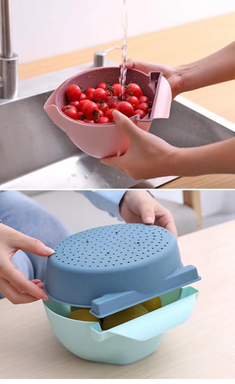 Bol En Verre Double Couche Avec Couvercle En Bois Bol à Biscuits 2 En 1 Pour Usage Domestique